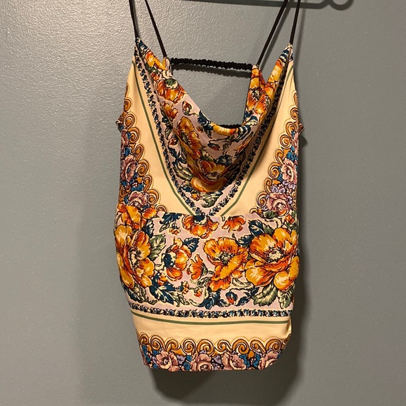 anthropologie printed cowl neck. Size small. New without tag. - Picture 1 of 8